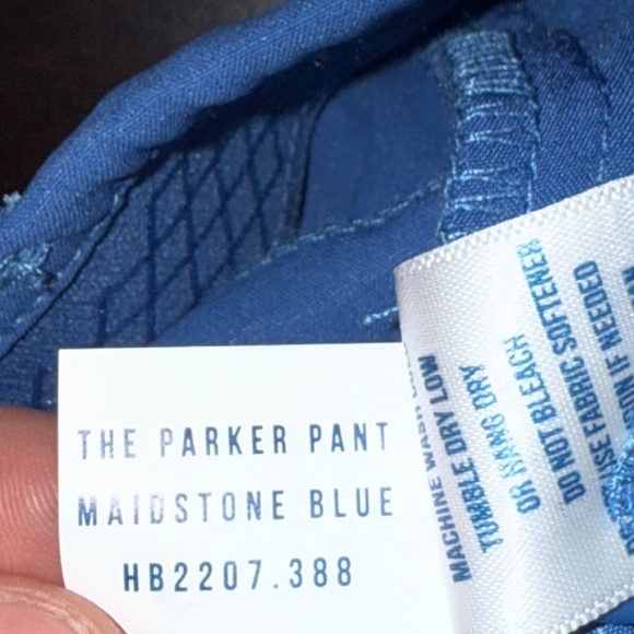 Holderness & Bourne Men's Size 34x34 The Parker Pant Maidstone Blue MSRP $165 - Picture 6 of 7